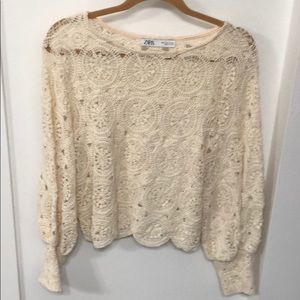 Crochet sweater